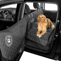 Car Pet Pad With Side Barriers For Extended Rear-seat Coverage
