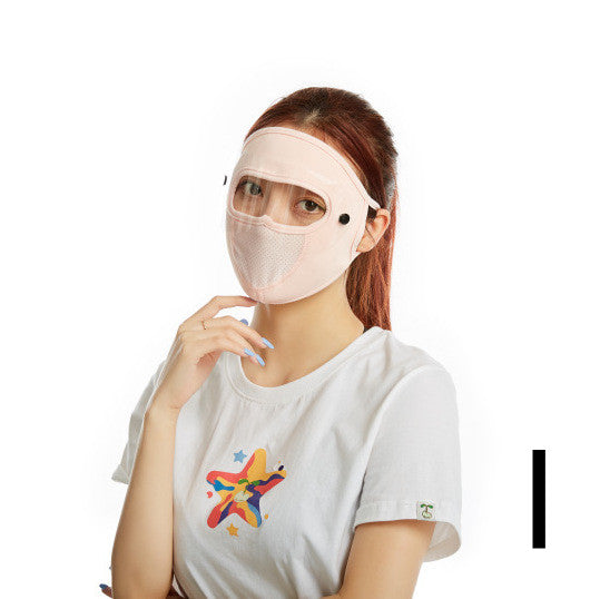Ice Silk Full Face Mask Eye Protection Reusable Multifunctional Face Cover